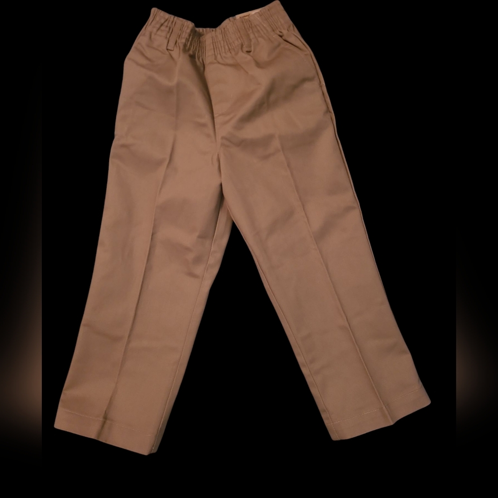 Austin Khaki Flat Front Boy's Pants Size 4